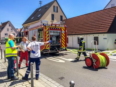 Murr: Kuechenbrand - Polizei entdeckt Cannabispflanzen 